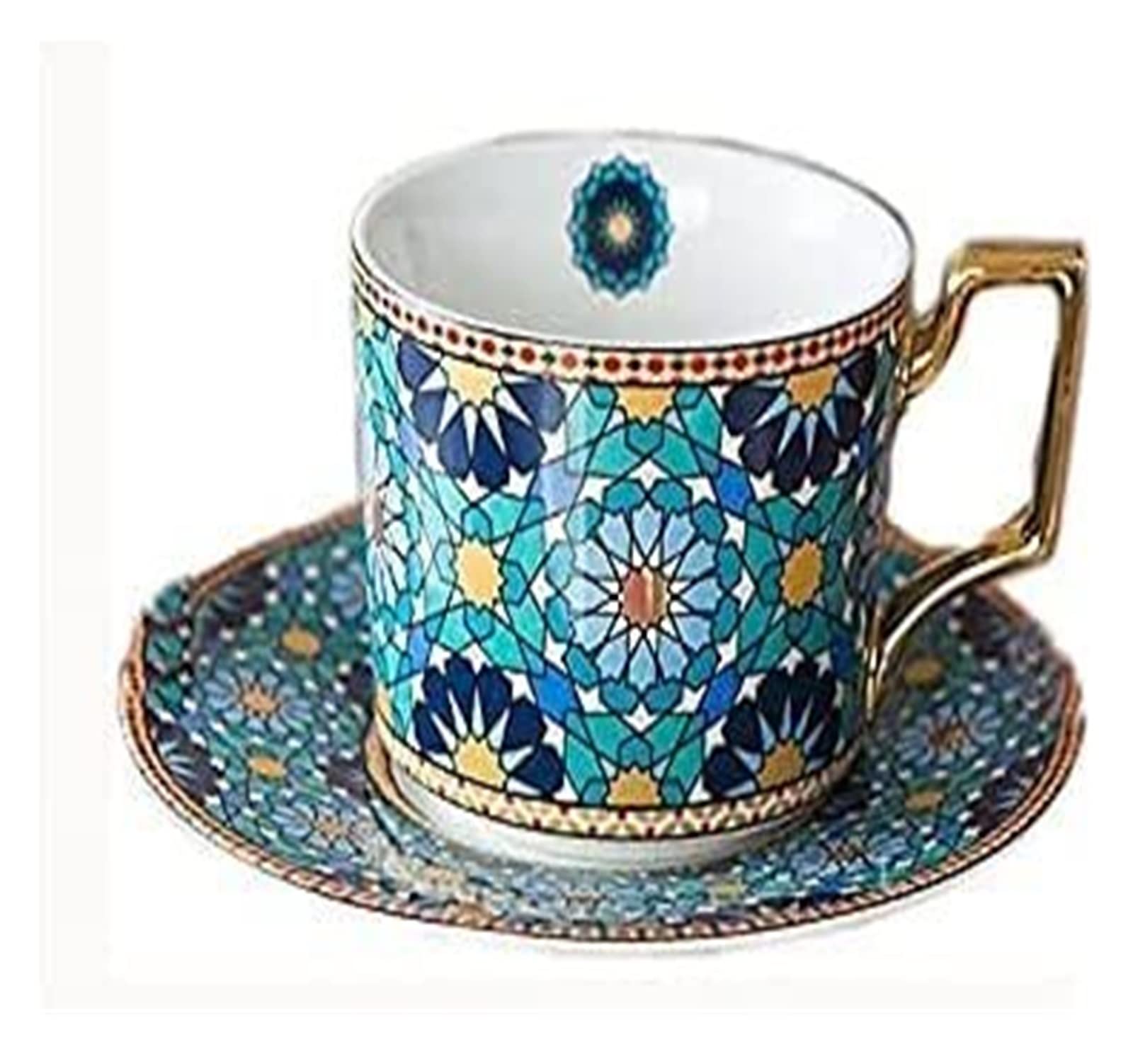 ビンテージ　ダイヤブロック　コーヒーカップ Amazon｜BOSUGE コーヒーカップ レトロ ユーロスタイル カップ